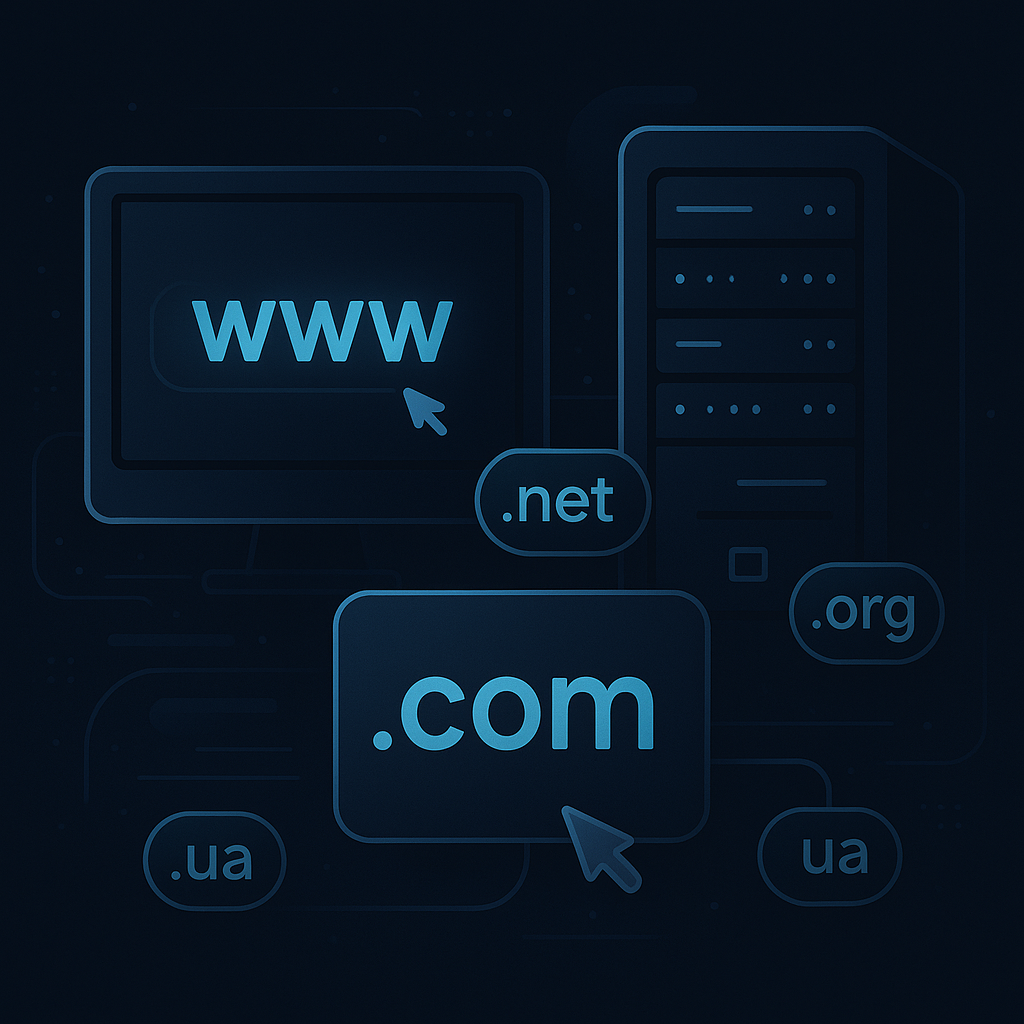 як вибрати домен і хостинг разом