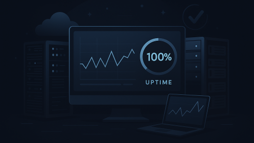 стабільність роботи сайту на хостингу