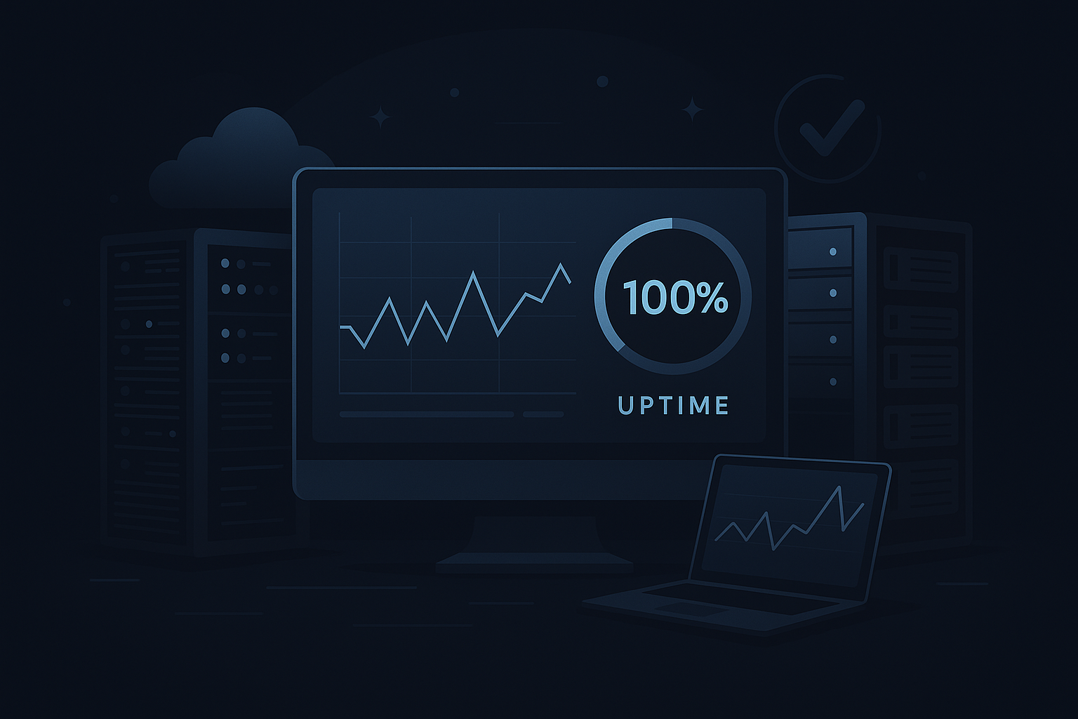 стабільність роботи сайту на хостингу