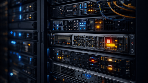 Серверна інфраструктура VPS у дата-центрі