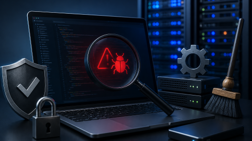 Перевірка та очищення сайту від вірусів із захистом серверної інфраструктури